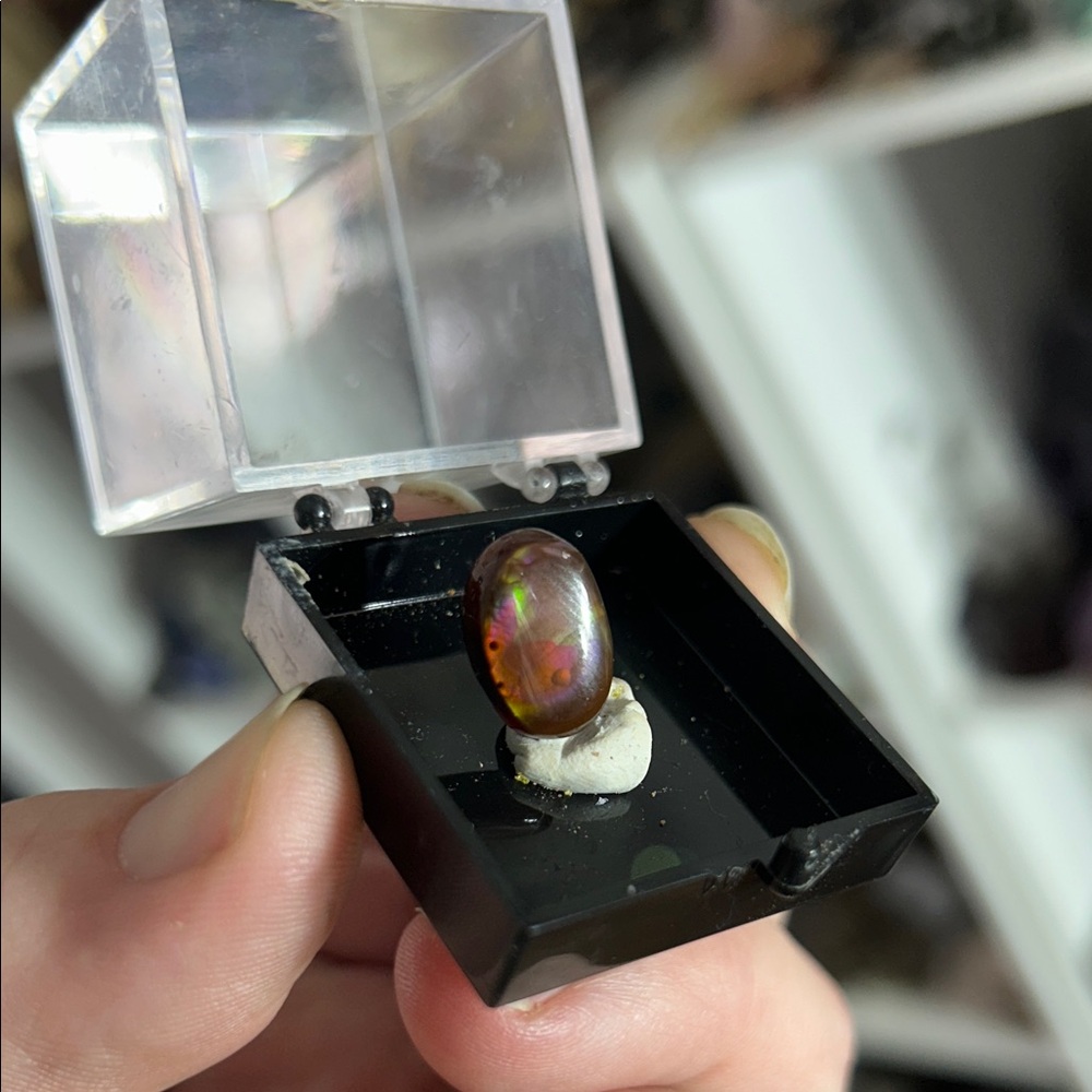 Stunning Fire Agate Iridescent Gemstone